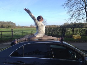 Yoga pose, splits