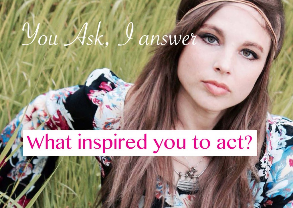 Youask I answer